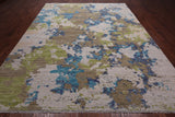 SUPER SALE Abstract Contemporary Hand Knotted Wool Rug - 9' 1" X 12' 2"