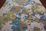 SUPER SALE Abstract Contemporary Hand Knotted Wool Rug - 9' 1" X 12' 2"