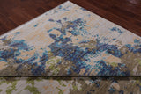SUPER SALE Abstract Contemporary Hand Knotted Wool Rug - 9' 1" X 12' 2"