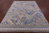 Tribal Moroccan Hand Knotted Wool Rug - 8' 1" X 10' 1" - Golden Nile
