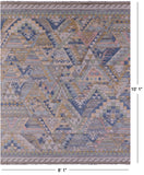 Tribal Moroccan Hand Knotted Wool Rug - 8' 1" X 10' 1" - Golden Nile