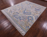 Tribal Moroccan Hand Knotted Wool Rug - 8' 1" X 10' 1" - Golden Nile