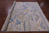 Tribal Moroccan Hand Knotted Wool Rug - 8' 1" X 10' 1" - Golden Nile