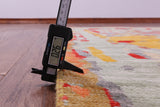 Abstract Contemporary Hand Knotted Wool Rug - 8' 0" X 9' 11" - Golden Nile