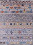 Tribal Moroccan Handmade Wool Rug - 9' 0" X 12' 1" - Golden Nile