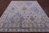 Grey Tribal Moroccan Handmade Wool Rug - 8' 4" X 9' 9" - Golden Nile
