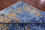 Abstract Contemporary Handmade Wool Rug - 9' 1" X 12' 2" - Golden Nile