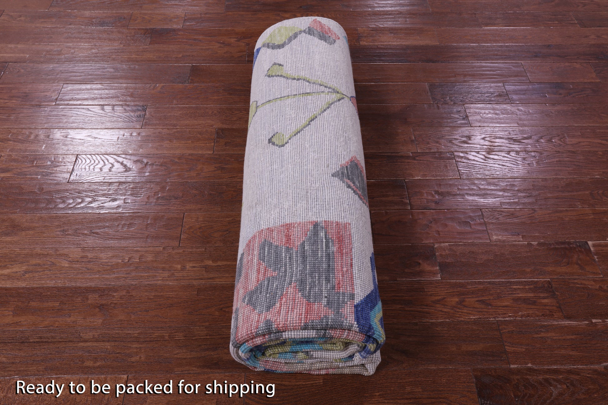 Ivory Tribal Moroccan Hand Knotted Wool Rug - 8' 0" X 10' 2" - Golden Nile
