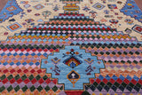 Tribal Moroccan Hand Knotted Wool Rug - 8' 10" X 11' 11" - Golden Nile