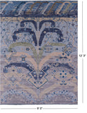 Tribal Moroccan Handmade Wool Rug - 9' 0" X 12' 3" - Golden Nile
