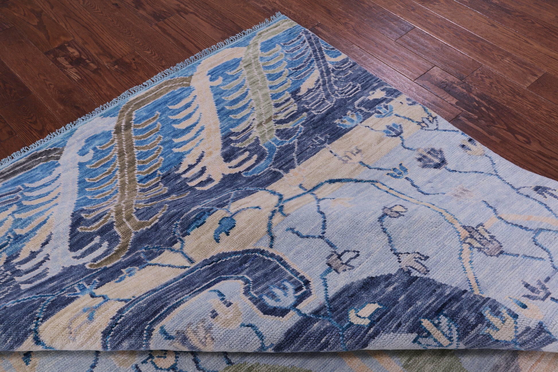 Tribal Moroccan Handmade Wool Rug - 9' 0" X 12' 3" - Golden Nile