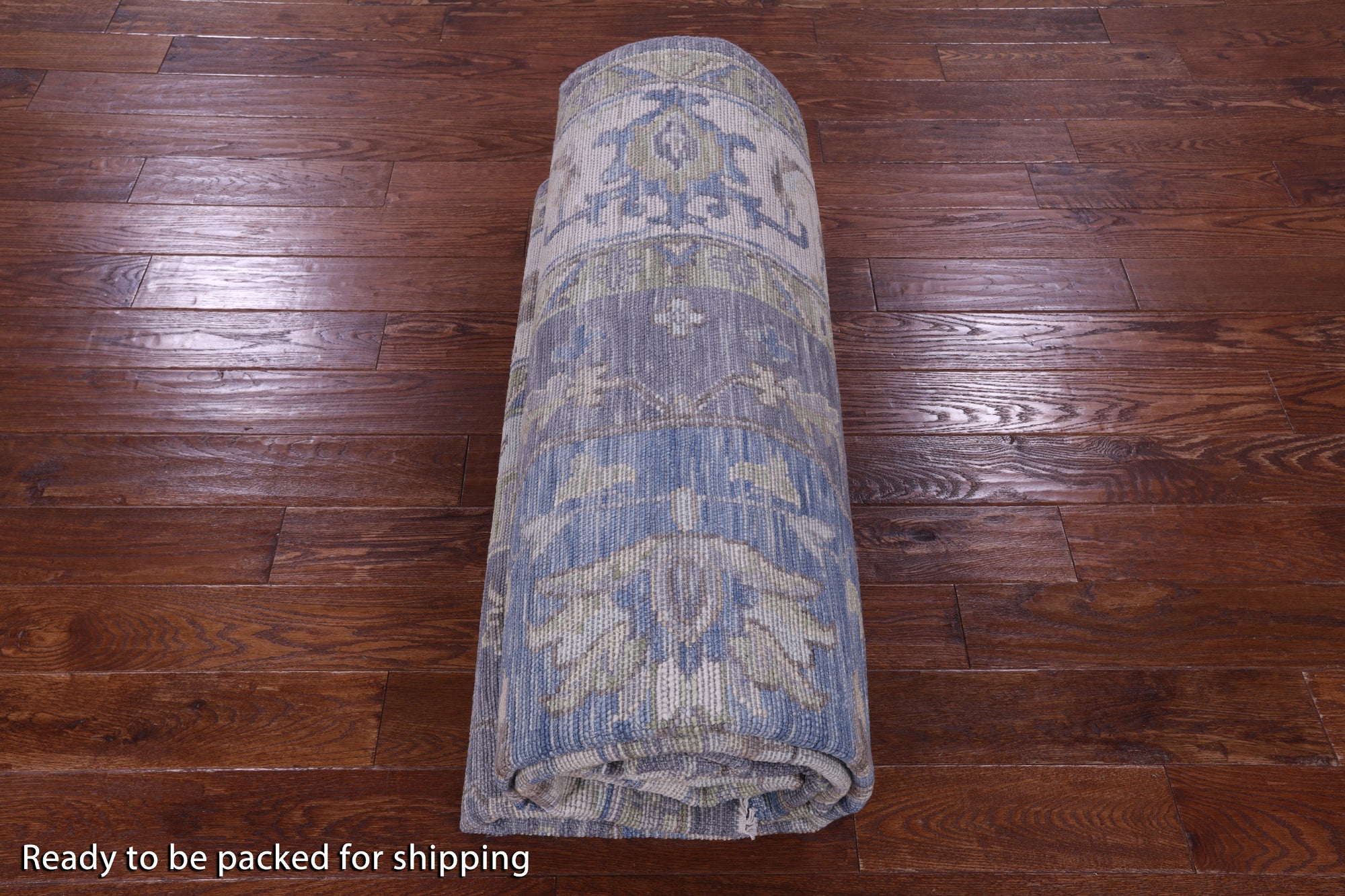 Geometric Heriz Serapi Hand Knotted Wool Rug - 10' 2" X 14' 0" - Golden Nile