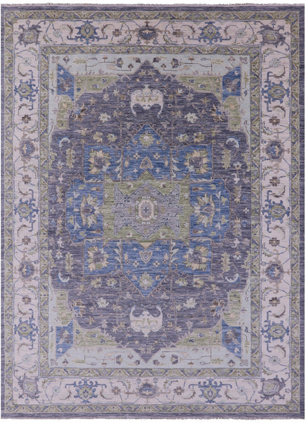Geometric Heriz Serapi Hand Knotted Wool Rug - 10' 2" X 14' 0" - Golden Nile