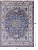 Geometric Heriz Serapi Hand Knotted Wool Rug - 10' 2" X 14' 0" - Golden Nile