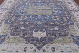 Geometric Heriz Serapi Hand Knotted Wool Rug - 10' 2" X 14' 0" - Golden Nile