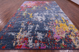Abstract Contemporary Hand Knotted Wool Rug - 10' 2" X 13' 11" - Golden Nile