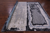 Abstract Contemporary Handmade Wool Rug - 9' 1" X 11' 11" - Golden Nile