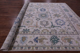 Ivory Persian Sultanabad Handmade Wool Rug - 10' 1" X 14' 0" - Golden Nile