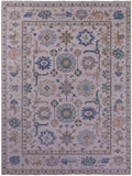 Ivory Persian Sultanabad Handmade Wool Rug - 10' 1" X 14' 0" - Golden Nile