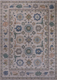 SUPER SALE Ivory Persian Sultanabad Handmade Wool Rug - 10' 1" X 14' 0"