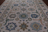 SUPER SALE Ivory Persian Sultanabad Handmade Wool Rug - 10' 1" X 14' 0"