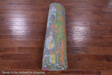 Abstract Contemporary Hand Knotted Wool Rug - 8' 11" X 11' 11" - Golden Nile
