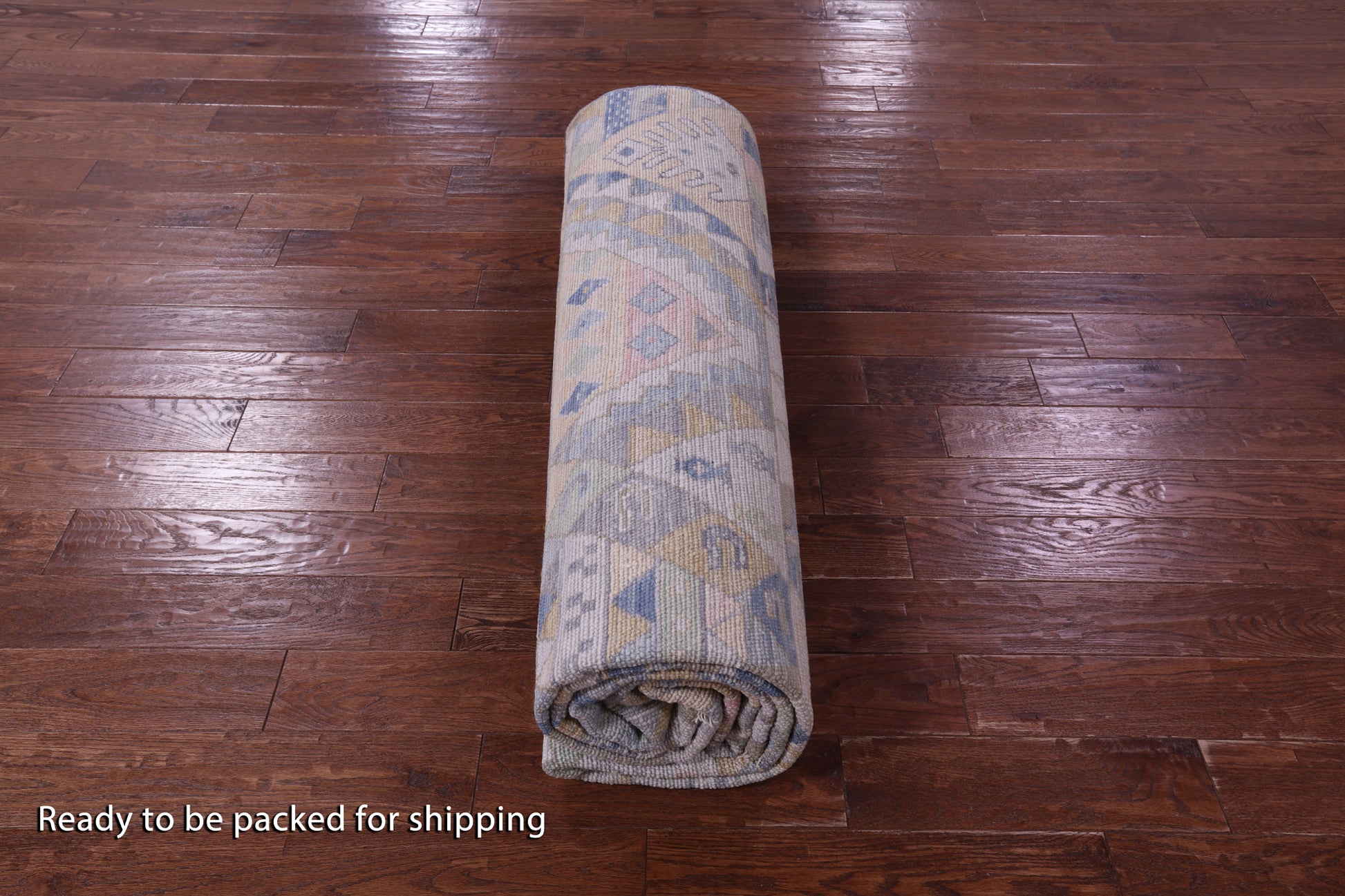 Tribal Moroccan Hand Knotted Wool Rug - 9' 2" X 12' 2" - Golden Nile