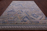 Tribal Moroccan Hand Knotted Wool Rug - 9' 2" X 12' 2" - Golden Nile