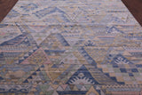 Tribal Moroccan Hand Knotted Wool Rug - 9' 2" X 12' 2" - Golden Nile