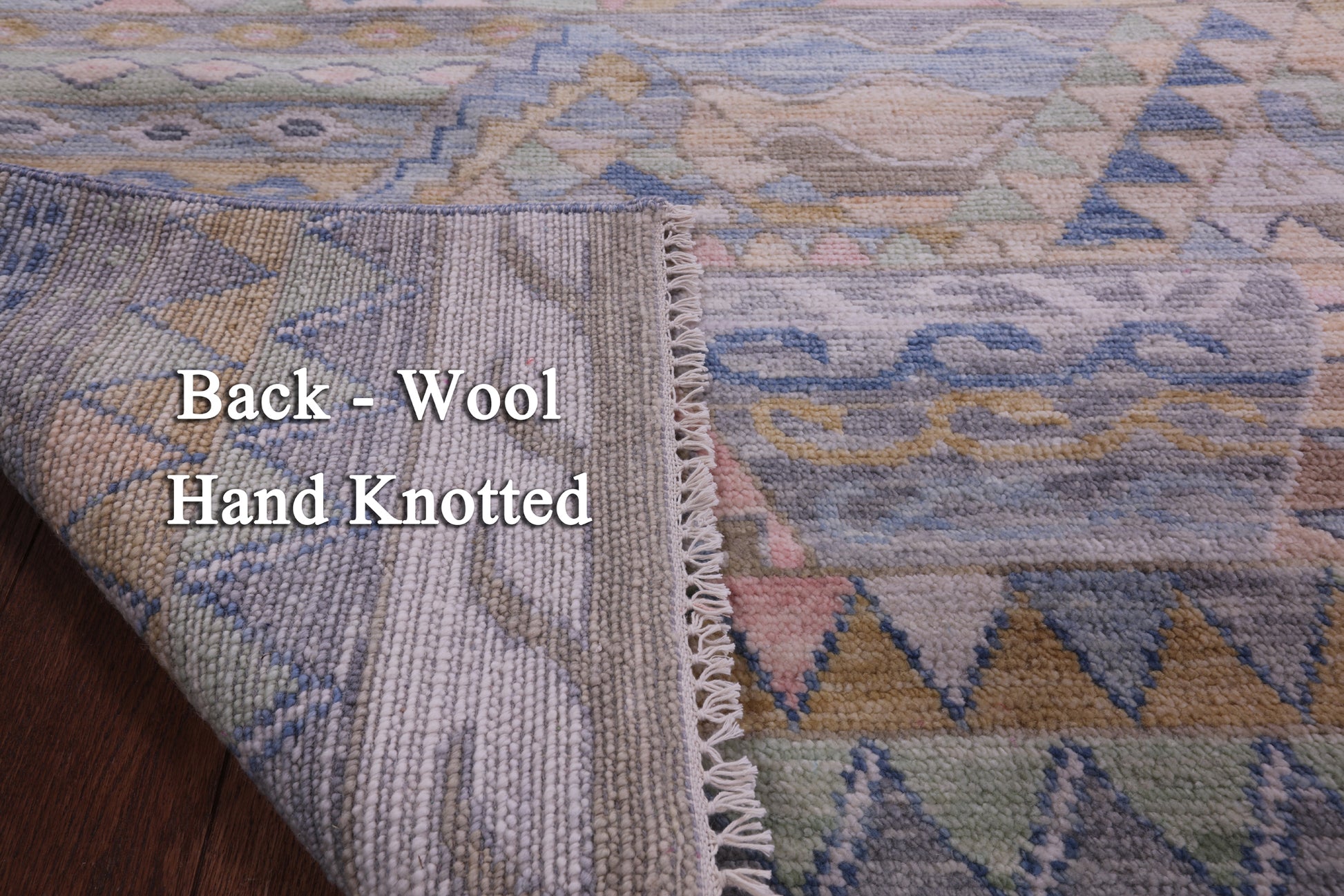 Tribal Moroccan Hand Knotted Wool Rug - 9' 2" X 12' 2" - Golden Nile