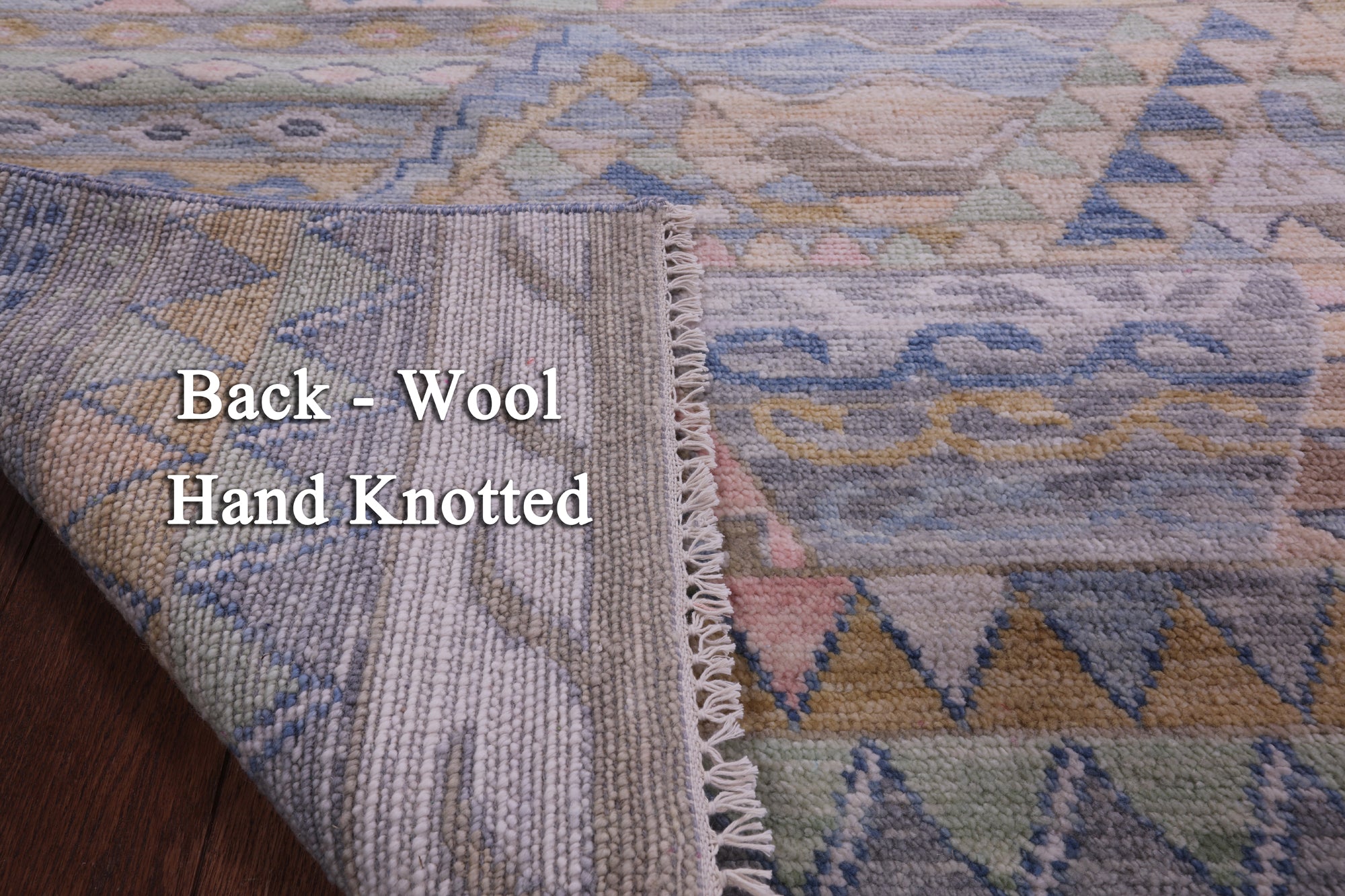 Tribal Moroccan Hand Knotted Wool Rug - 9' 2" X 12' 2" - Golden Nile