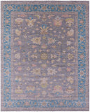 Grey Persian Fine Serapi Hand Knotted Wool Rug - 12' 0" X 15' 0" - Golden Nile