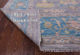 Grey Persian Fine Serapi Hand Knotted Wool Rug - 12' 0" X 15' 0" - Golden Nile