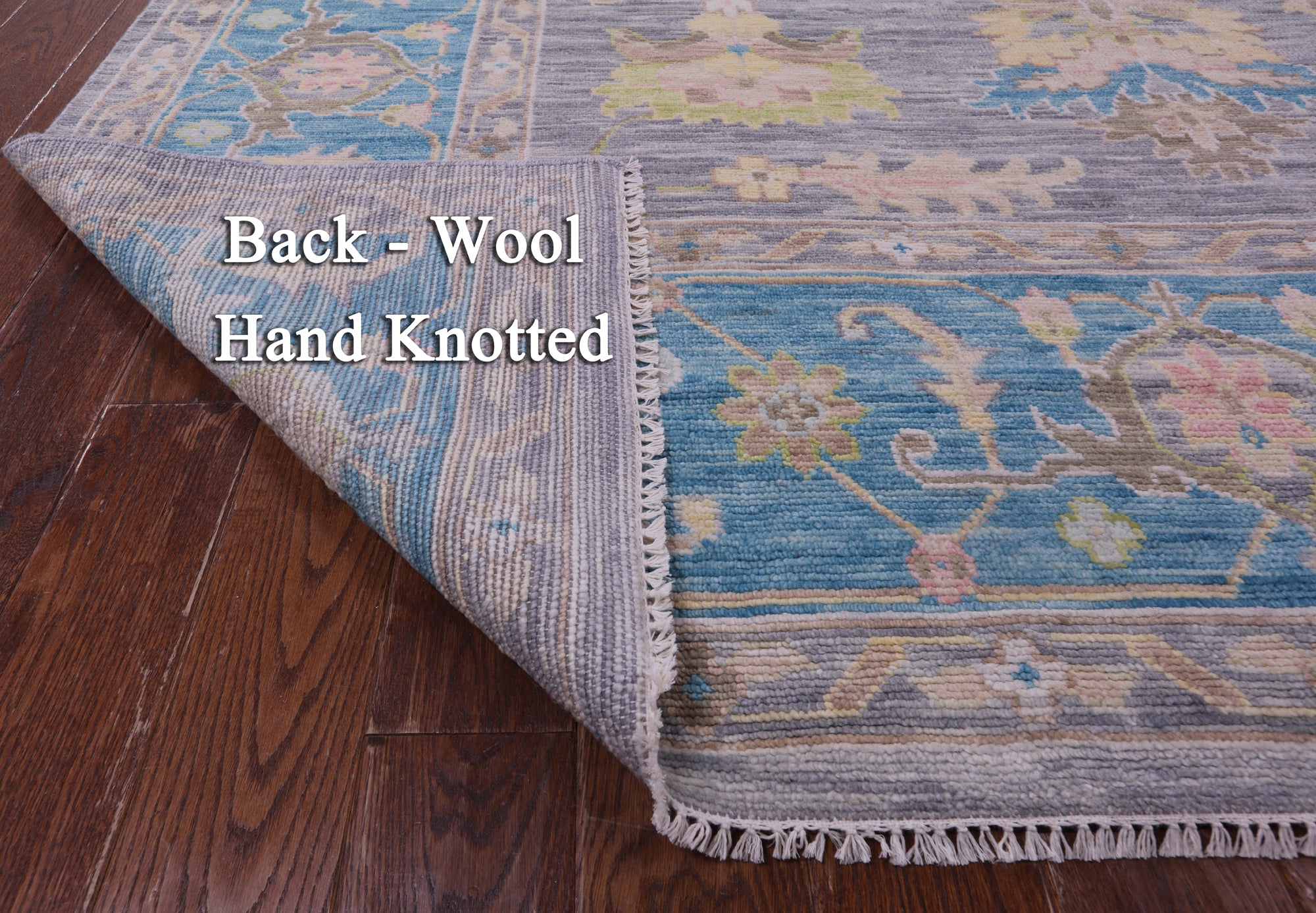 Grey Persian Fine Serapi Hand Knotted Wool Rug - 12' 0" X 15' 0" - Golden Nile