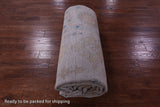 Ivory Turkish Oushak Hand Knotted Wool Rug - 10' 0" X 13' 11" - Golden Nile