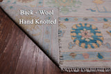 SUPER SALE Ivory Turkish Oushak Hand Knotted Wool Rug - 10' 0" X 13' 11"