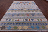 Tribal Moroccan Hand Knotted Wool Rug - 9' 2" X 12' 2" - Golden Nile