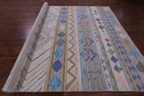 Tribal Moroccan Hand Knotted Wool Rug - 9' 2" X 12' 2" - Golden Nile