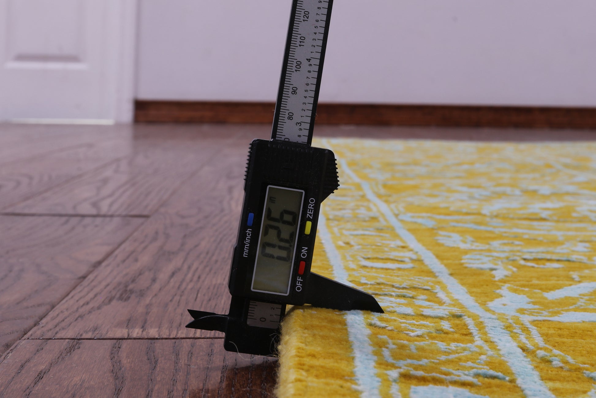 Gold Persian Tabriz Hand Knotted Wool & Silk Rug - 8' 0" X 10' 2" - Golden Nile