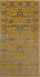 Gold Persian Tabriz Hand Knotted Wool & Silk Rug - 5' 1" X 9' 11" - Golden Nile