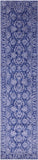 Blue Persian Tabriz Hand Knotted Wool & Silk Runner Rug - 2' 7" X 11' 11" - Golden Nile