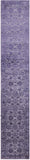 Grey Persian Tabriz Handmade Wool & Silk Runner Rug - 2' 7" X 14' 3" - Golden Nile