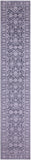 Grey Persian Tabriz Hand Knotted Wool & Silk Runner Rug - 2' 6" X 14' 2" - Golden Nile