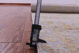 Grey Persian Tabriz Hand Knotted Wool & Silk Runner Rug - 2' 5" X 11' 11" - Golden Nile