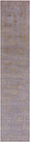 Grey Persian Tabriz Hand Knotted Wool & Silk Runner Rug - 2' 6" X 11' 10" - Golden Nile