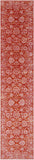 Orange Persian Tabriz Hand Knotted Wool & Silk Runner Rug - 2' 6" X 12' 0" - Golden Nile