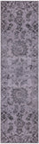 Grey Persian Tabriz Hand Knotted Wool & Silk Runner Rug - 2' 8" X 9' 11" - Golden Nile