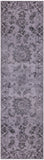 Grey Persian Tabriz Hand Knotted Wool & Silk Runner Rug - 2' 8" X 9' 11" - Golden Nile