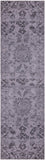 Grey Persian Tabriz Handmade Wool & Silk Runner Rug - 2' 8" X 9' 11" - Golden Nile