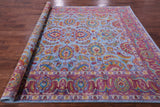 Blue Persian Tabriz Hand Knotted Wool Rug - 8' 0" X 10' 2" - Golden Nile